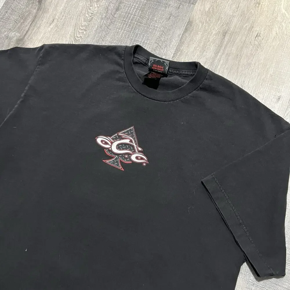 Vintage Orange County Choppers T Shirt Mens XL Biker OCC Black Double Sided Y2K - Picture 3 of 6